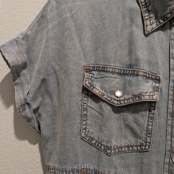 Cezele NWT - S - Soft Jean Tier Dress - Picture 4 of 7